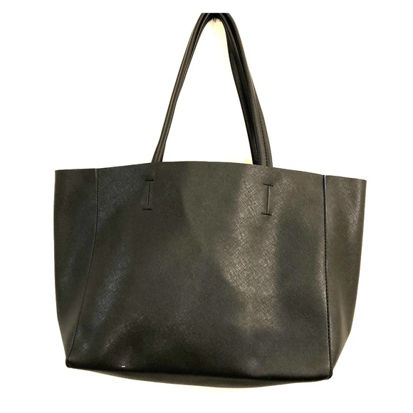 Shoppers Bag 👜 Black with Blue - Picture 3 of 7